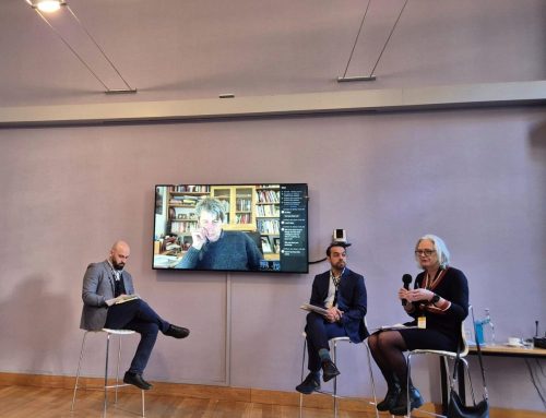 Susanne Jaspars speaks at the Conflict, War and Peace Conference in Utrecht